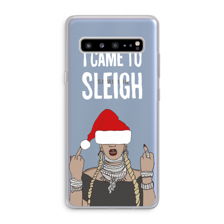 Came To Sleigh: Samsung Galaxy S10 5G Transparant Hoesje