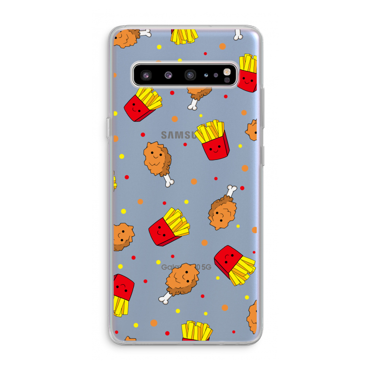 Chicken 'n Fries: Samsung Galaxy S10 5G Transparant Hoesje