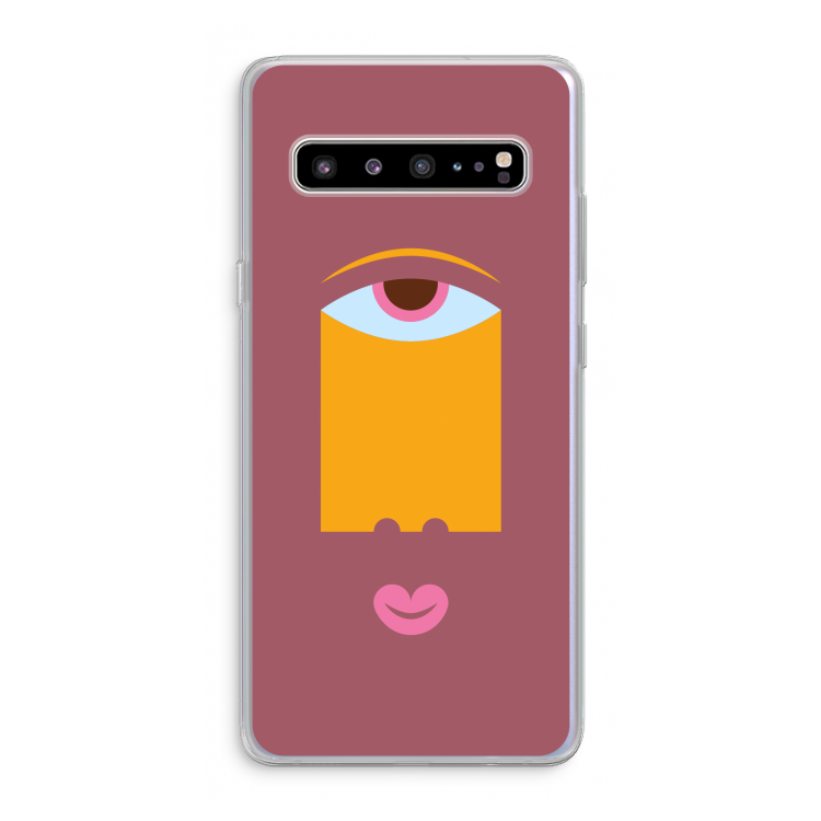 Mono V: Samsung Galaxy S10 5G Transparant Hoesje