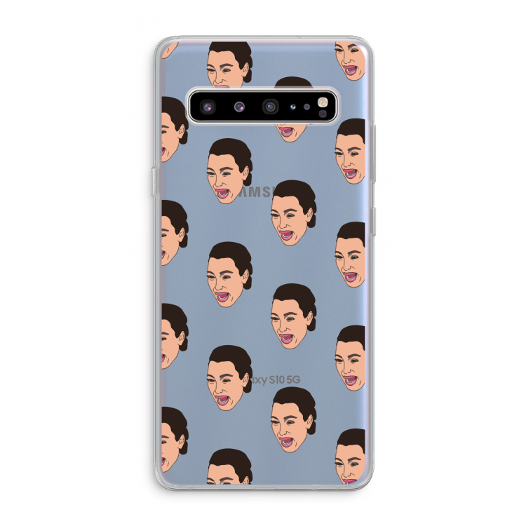 Ugly Cry Call: Samsung Galaxy S10 5G Transparant Hoesje
