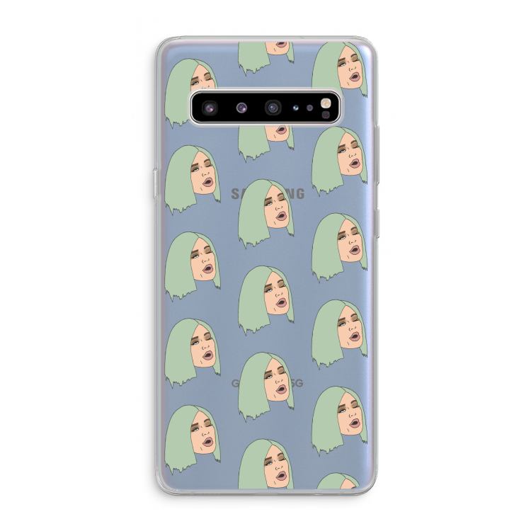 King Kylie: Samsung Galaxy S10 5G Transparant Hoesje