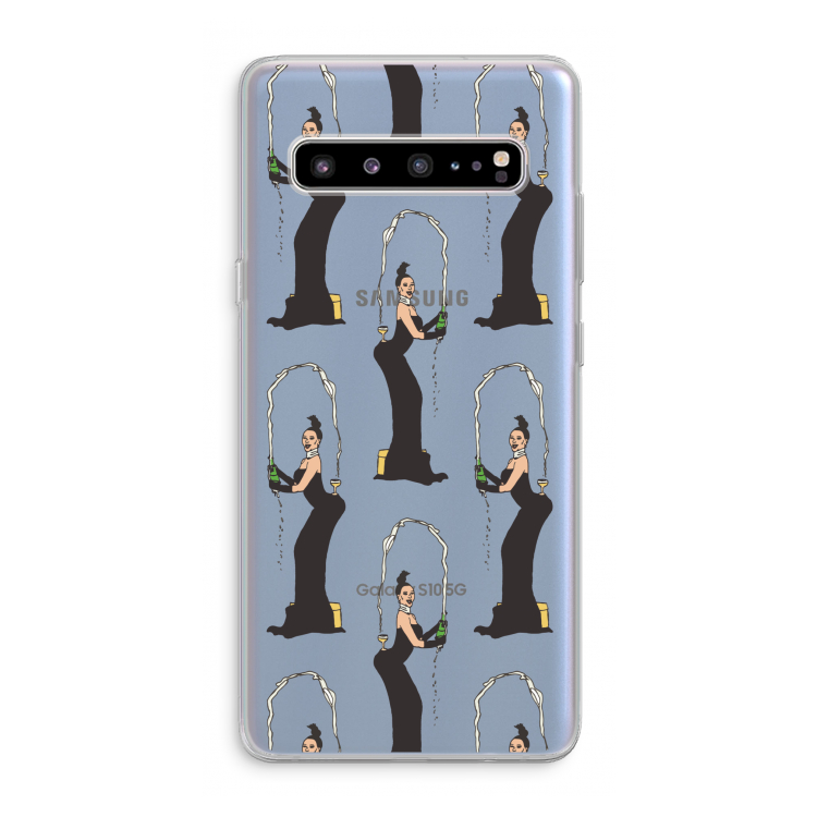 Pop Some Kim: Samsung Galaxy S10 5G Transparant Hoesje