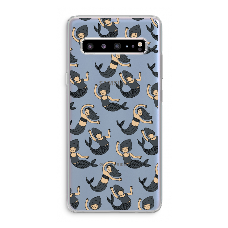 Zeemeermin: Samsung Galaxy S10 5G Transparant Hoesje