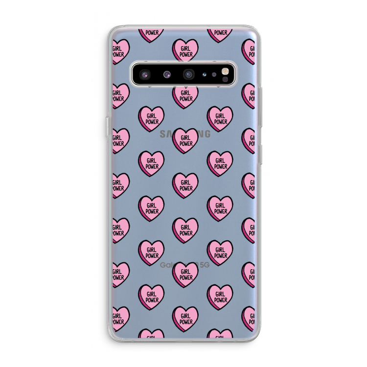 GIRL POWER: Samsung Galaxy S10 5G Transparant Hoesje