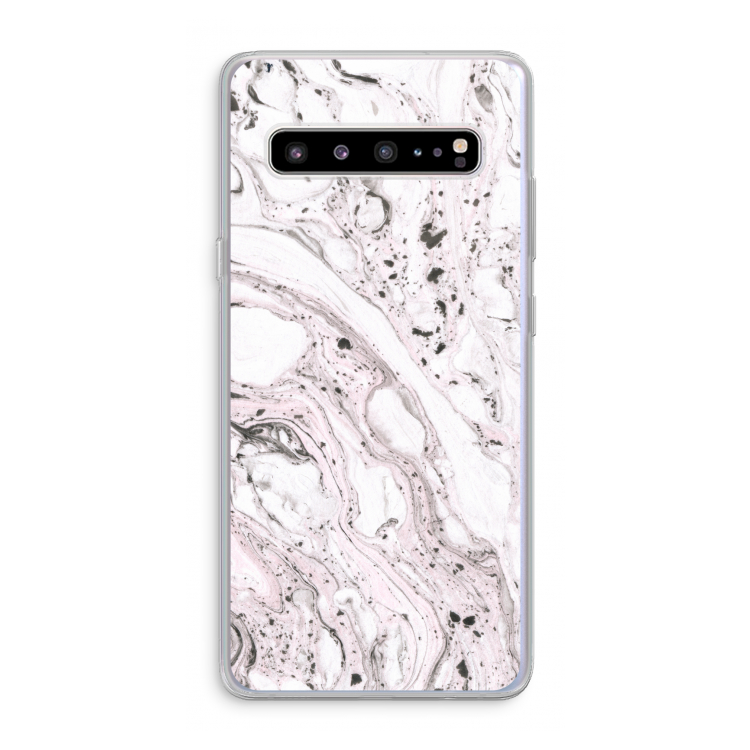 Mengelmoes: Samsung Galaxy S10 5G Transparant Hoesje