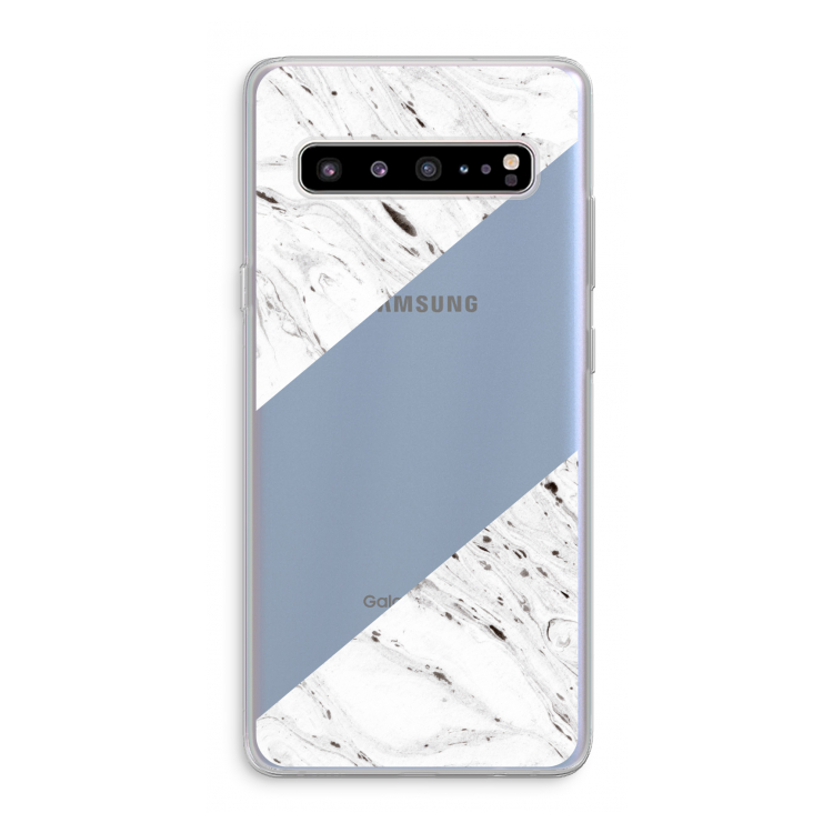 Biggest stripe: Samsung Galaxy S10 5G Transparant Hoesje