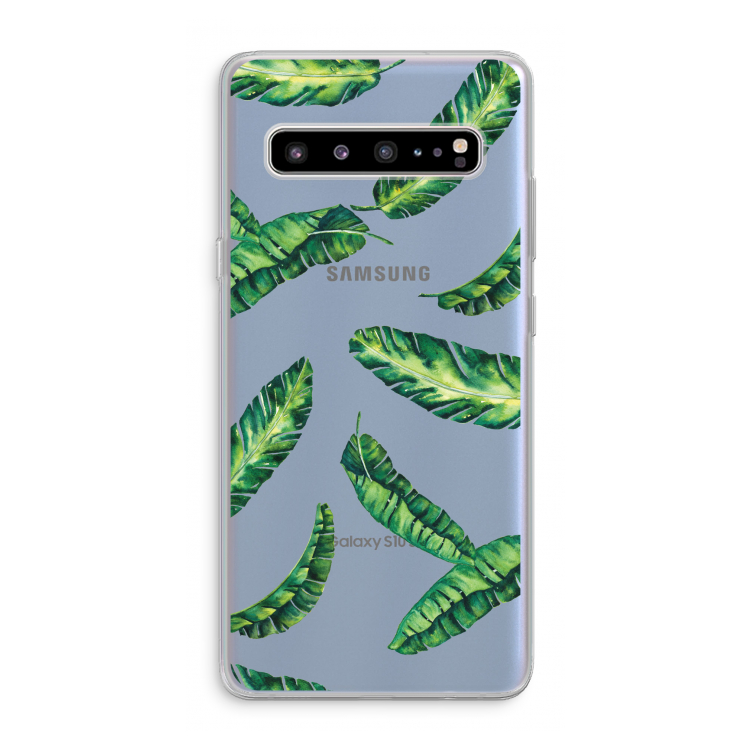 Lange bladeren: Samsung Galaxy S10 5G Transparant Hoesje