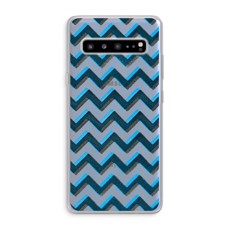 Onderbroken lijn: Samsung Galaxy S10 5G Transparant Hoesje
