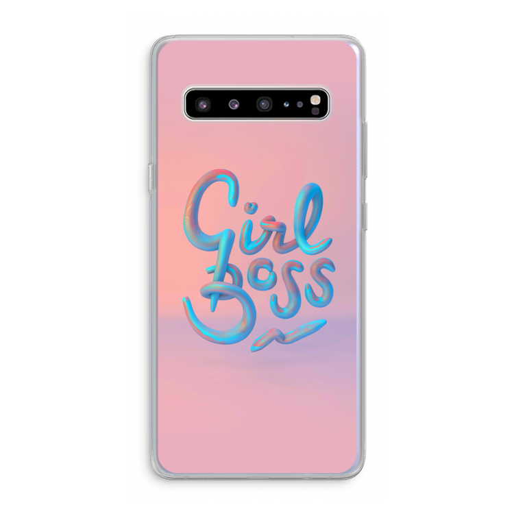 Girl boss: Samsung Galaxy S10 5G Transparant Hoesje