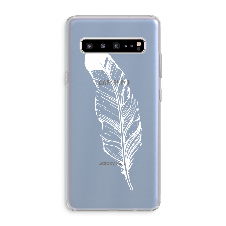 Pluim: Samsung Galaxy S10 5G Transparant Hoesje