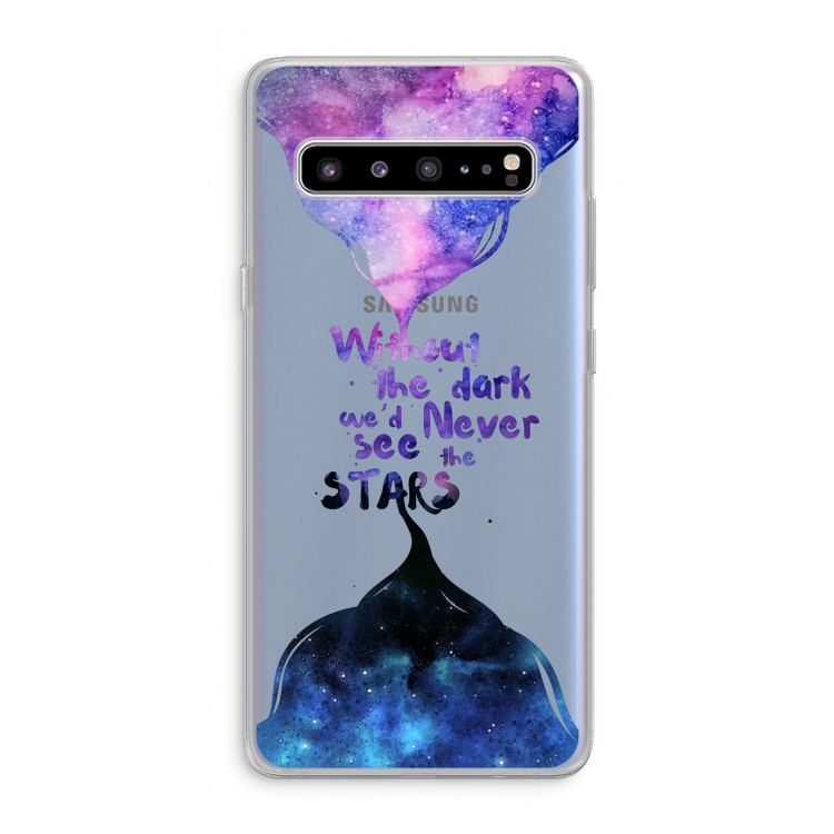 Stars quote: Samsung Galaxy S10 5G Transparant Hoesje