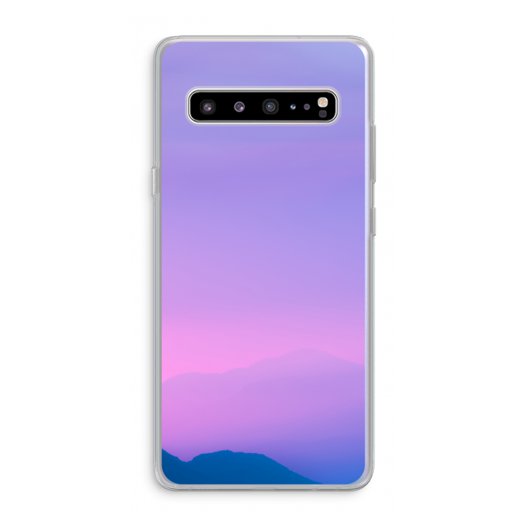 Sunset pastel: Samsung Galaxy S10 5G Transparant Hoesje