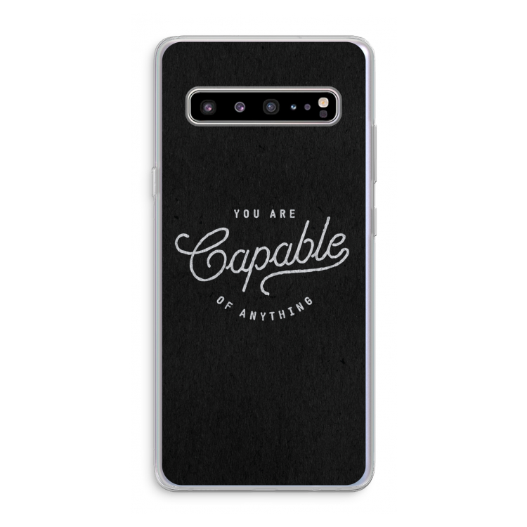 Capable: Samsung Galaxy S10 5G Transparant Hoesje
