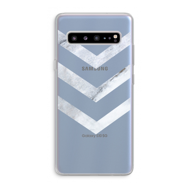 Marmeren pijlen: Samsung Galaxy S10 5G Transparant Hoesje