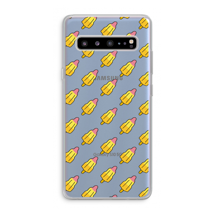 Waterijsjes: Samsung Galaxy S10 5G Transparant Hoesje