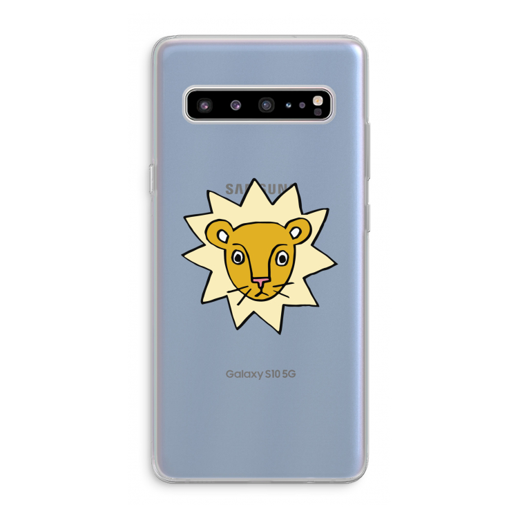 Kleine leeuw: Samsung Galaxy S10 5G Transparant Hoesje