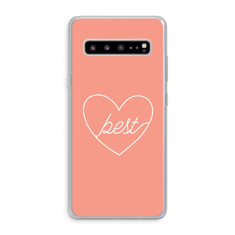 Best heart: Samsung Galaxy S10 5G Transparant Hoesje