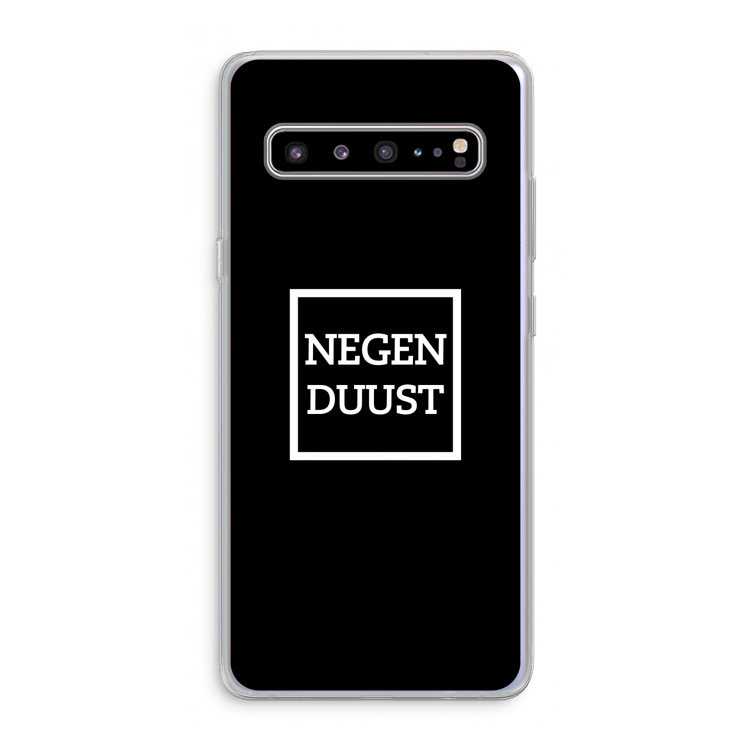 Negenduust black: Samsung Galaxy S10 5G Transparant Hoesje