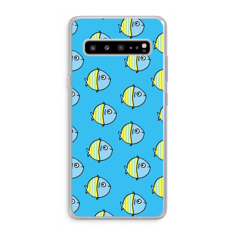 Visjes: Samsung Galaxy S10 5G Transparant Hoesje
