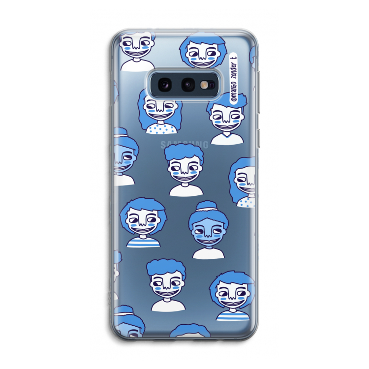Gezichtjes: Samsung Galaxy S10e Transparant Hoesje