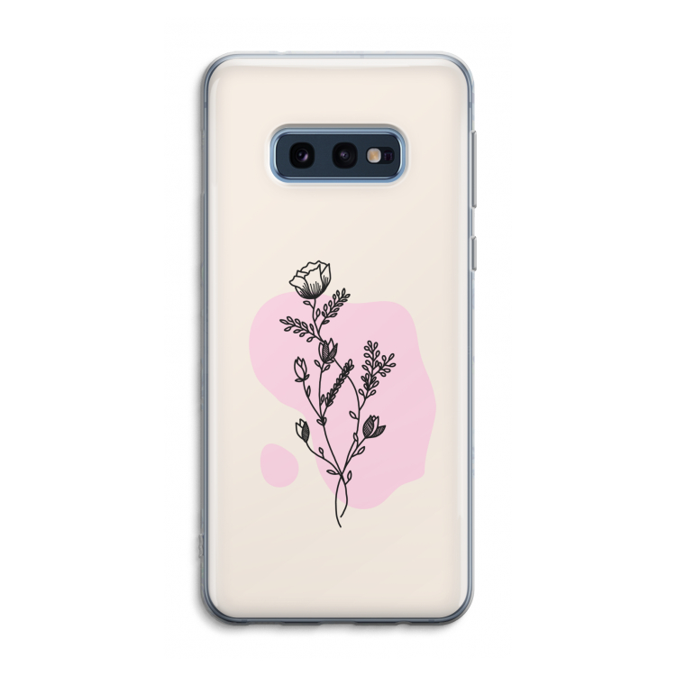 Roses are red: Samsung Galaxy S10e Transparant Hoesje