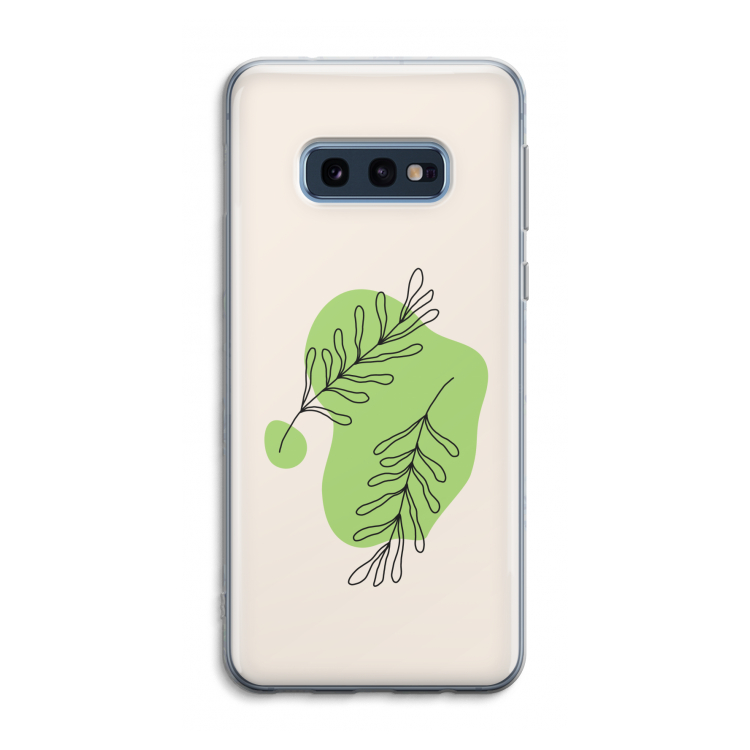 Beleaf in you: Samsung Galaxy S10e Transparant Hoesje
