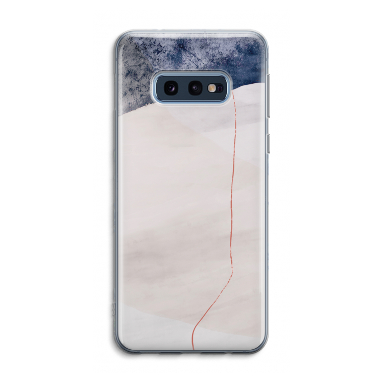 Stone White: Samsung Galaxy S10e Transparant Hoesje