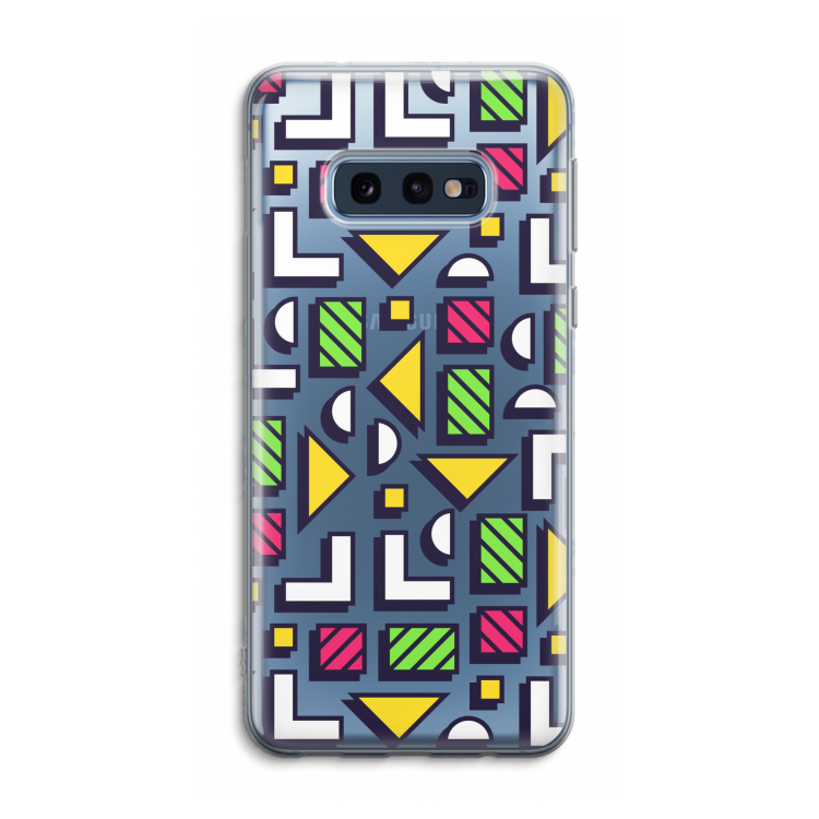 8-bit N°4: Samsung Galaxy S10e Transparant Hoesje
