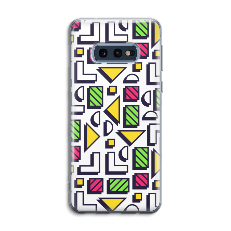8-bit N°4: Samsung Galaxy S10e Transparant Hoesje
