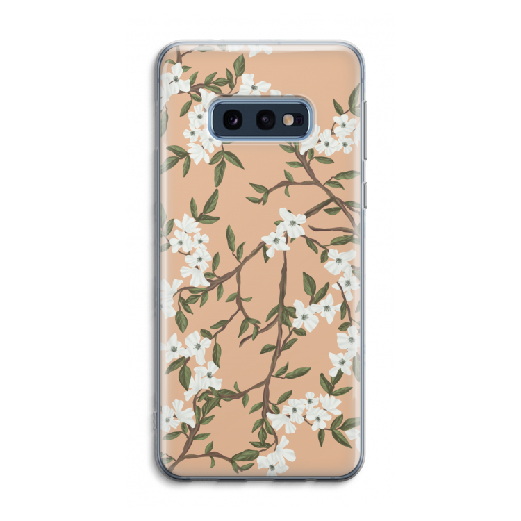 Blossoming spring: Samsung Galaxy S10e Transparant Hoesje