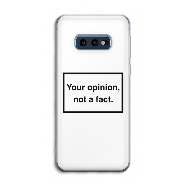 Your opinion: Samsung Galaxy S10e Transparant Hoesje