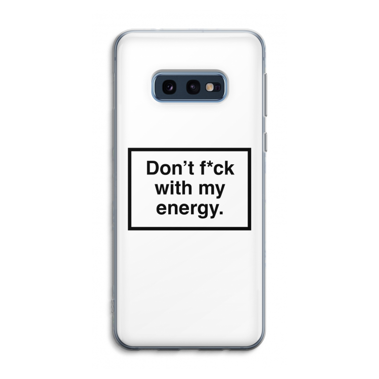 My energy: Samsung Galaxy S10e Transparant Hoesje