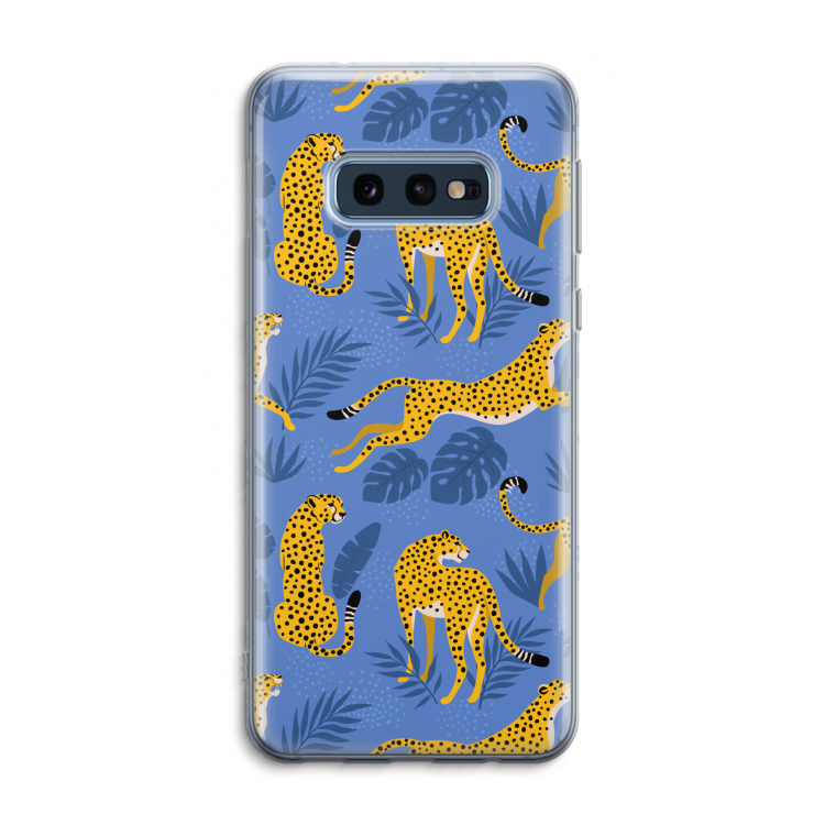 Luipaard: Samsung Galaxy S10e Transparant Hoesje