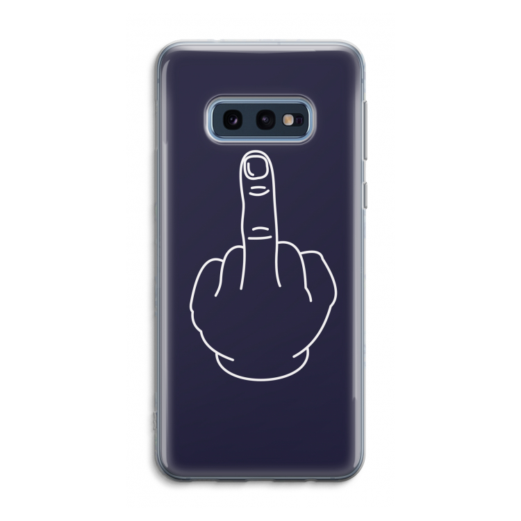 F**k U: Samsung Galaxy S10e Transparant Hoesje