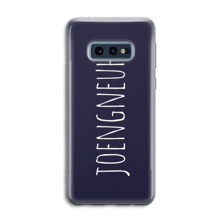 Joengneuh!: Samsung Galaxy S10e Transparant Hoesje
