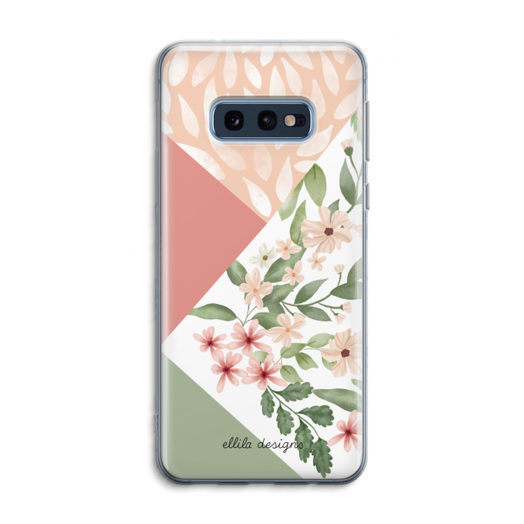 Sweet heaven geometrics: Samsung Galaxy S10e Transparant Hoesje