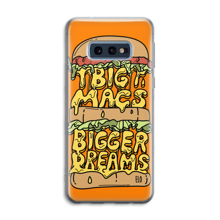 Big Macs Bigger Dreams: Samsung Galaxy S10e Transparant Hoesje