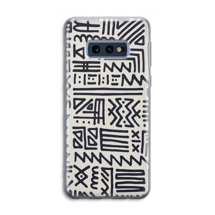 Marrakech print: Samsung Galaxy S10e Transparant Hoesje