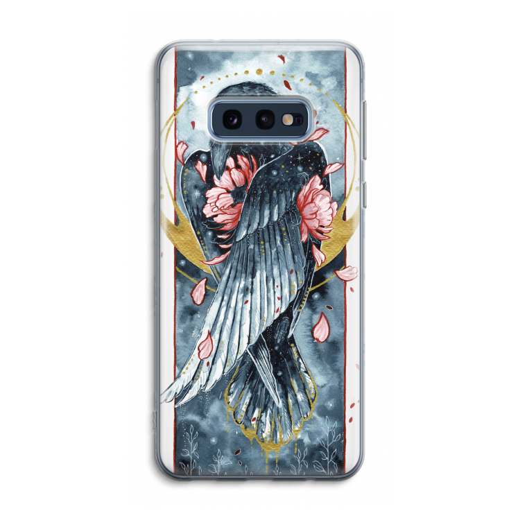 Golden Raven: Samsung Galaxy S10e Transparant Hoesje
