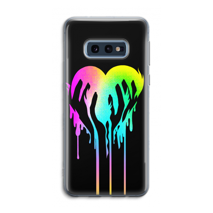 Hold My Heart: Samsung Galaxy S10e Transparant Hoesje