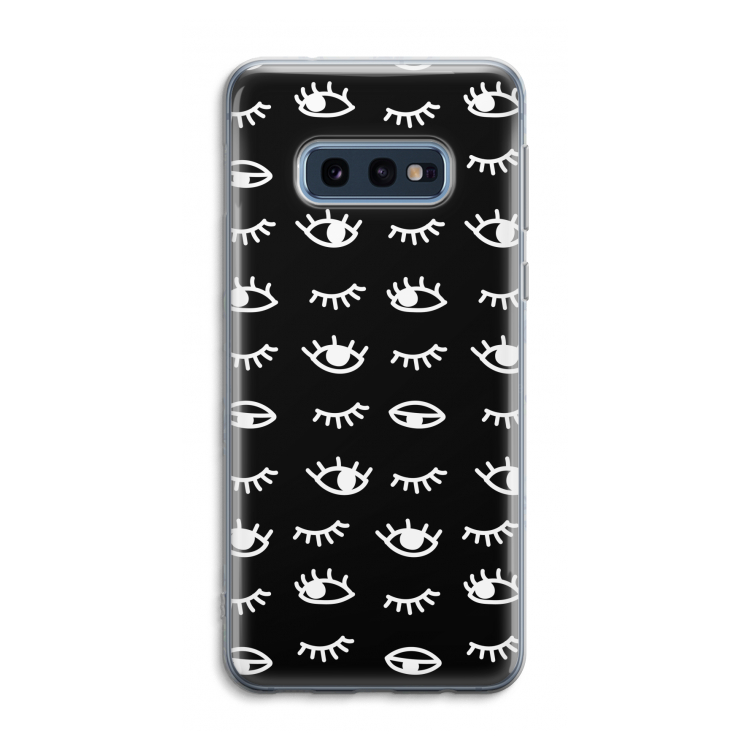 Eye pattern #3: Samsung Galaxy S10e Transparant Hoesje