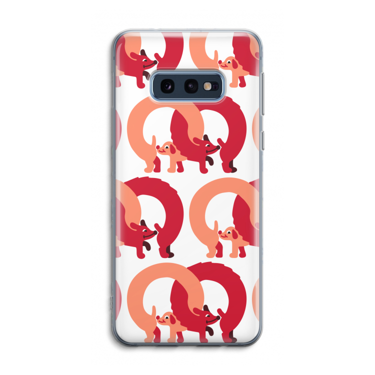 Dogs: Samsung Galaxy S10e Transparant Hoesje