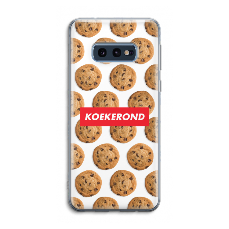 Koekerond: Samsung Galaxy S10e Transparant Hoesje