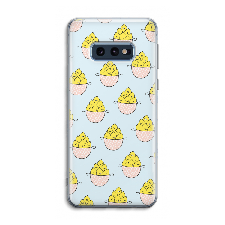 Citroenen: Samsung Galaxy S10e Transparant Hoesje