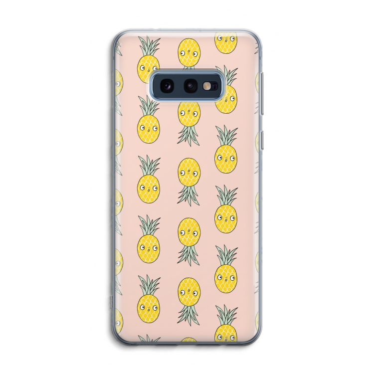 Ananas: Samsung Galaxy S10e Transparant Hoesje