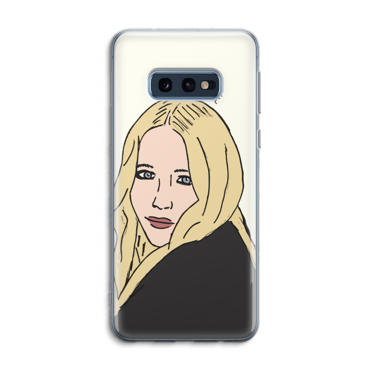 Mary Kate: Samsung Galaxy S10e Transparant Hoesje