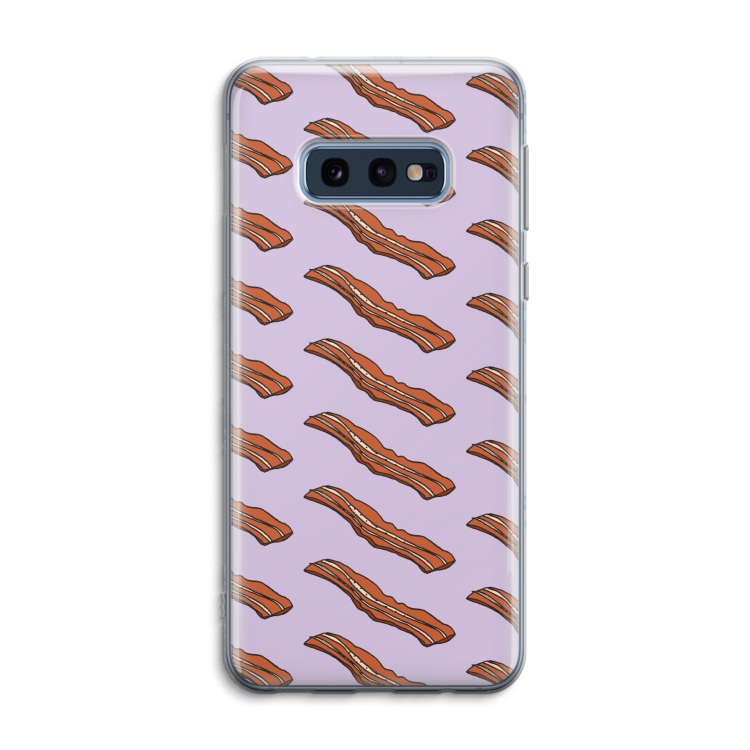 Bacon to my eggs #2: Samsung Galaxy S10e Transparant Hoesje