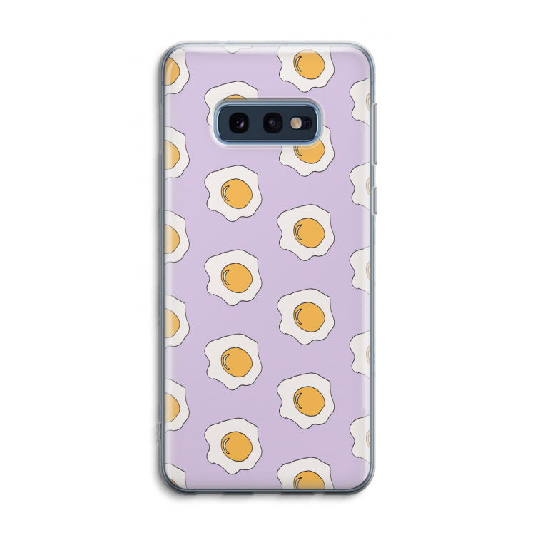 Bacon to my eggs #1: Samsung Galaxy S10e Transparant Hoesje