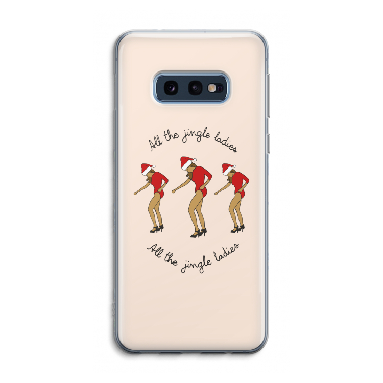 Jingle Ladies: Samsung Galaxy S10e Transparant Hoesje