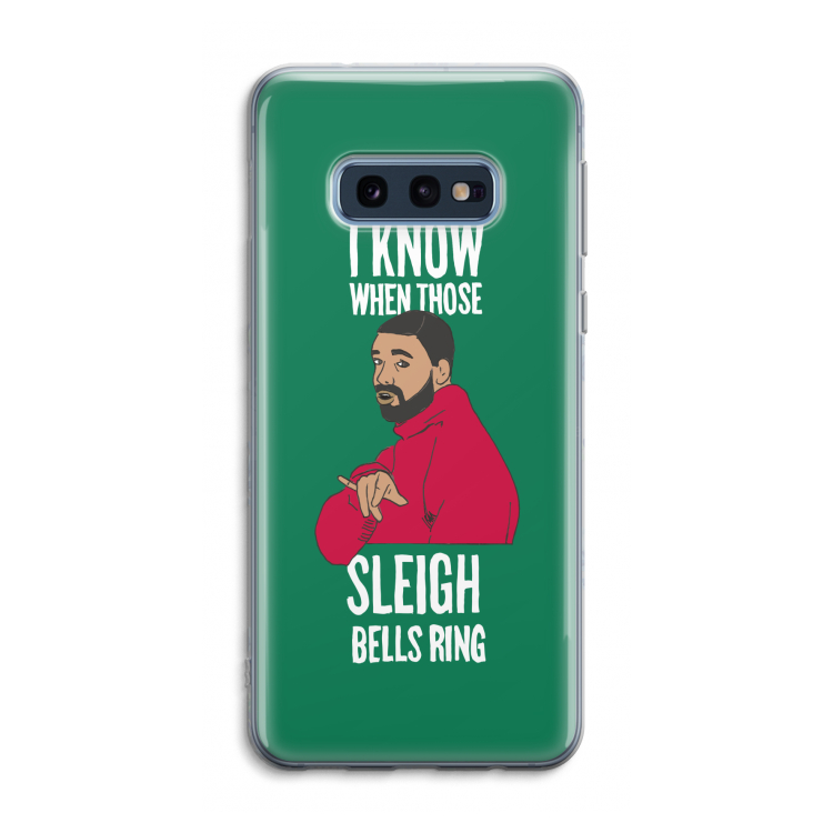 Sleigh Bells Ring: Samsung Galaxy S10e Transparant Hoesje